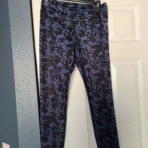 Zyia Blue Kauai Light n Tight leggings sz 8-10 EUC